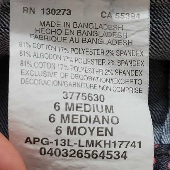 Womens Blue Denim Cargo Shorts Size 6 Jortz Y2K Jean - Picture 3 of 3